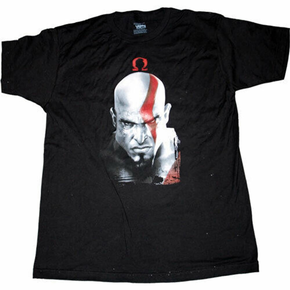 God of War Kratos & Omega Symbol T-shirt