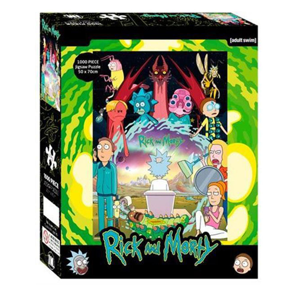 Rick y morty 1000pc rompecabezas