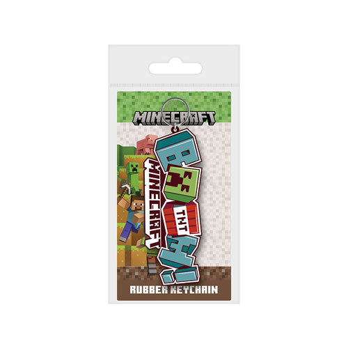 Minecraft Rubber Keyring