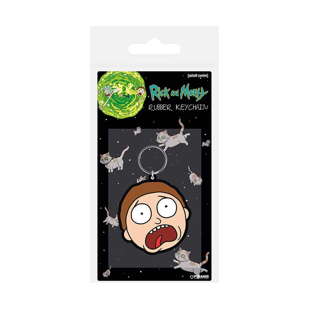 Rick en Morty Rubber Keyring