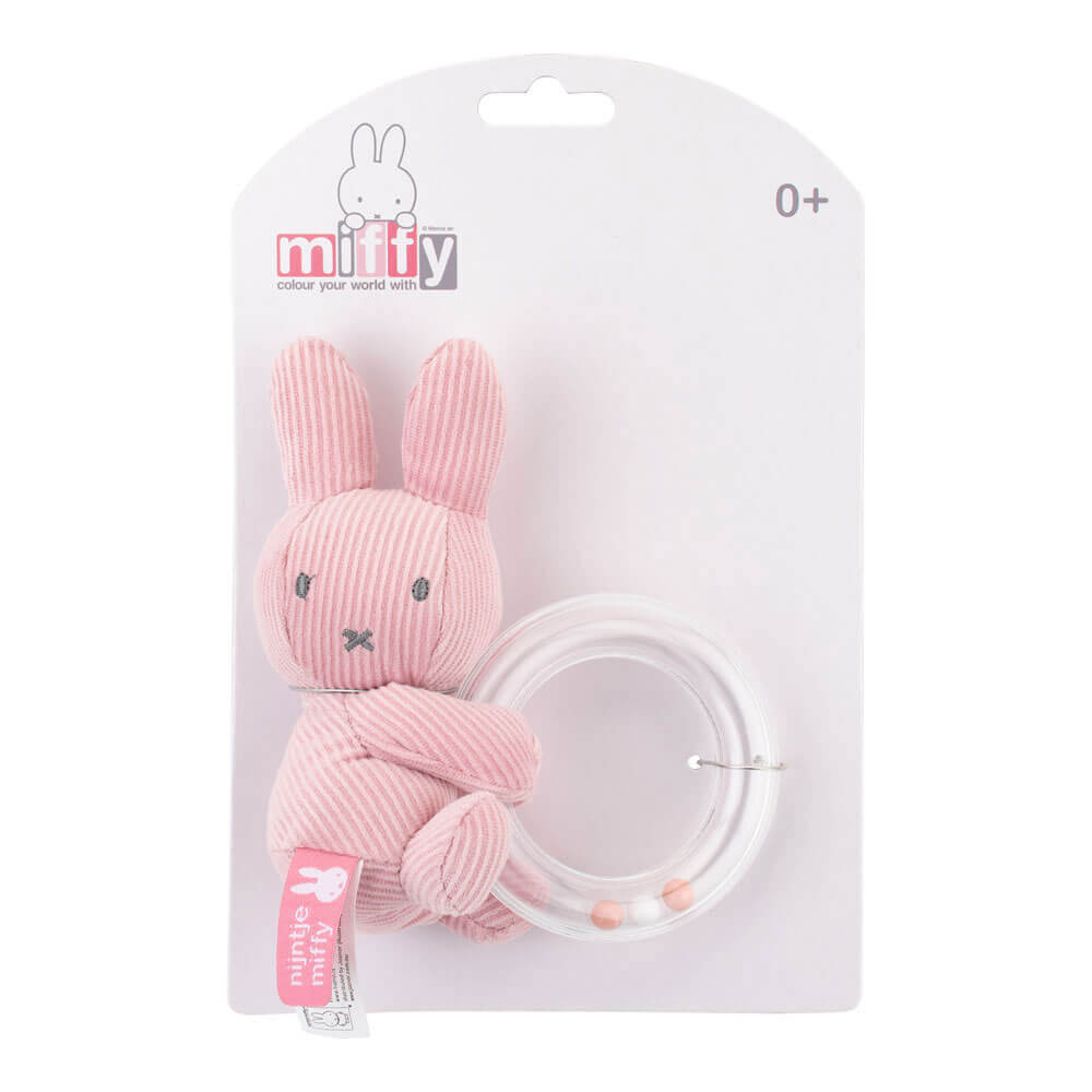 Miffy Ring Rattle med perler