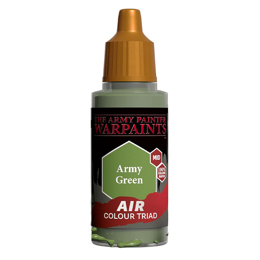 TRIAD COLORE AIR PITTER DI PITTORE DI ESERCITÀ 18 ml (verde)