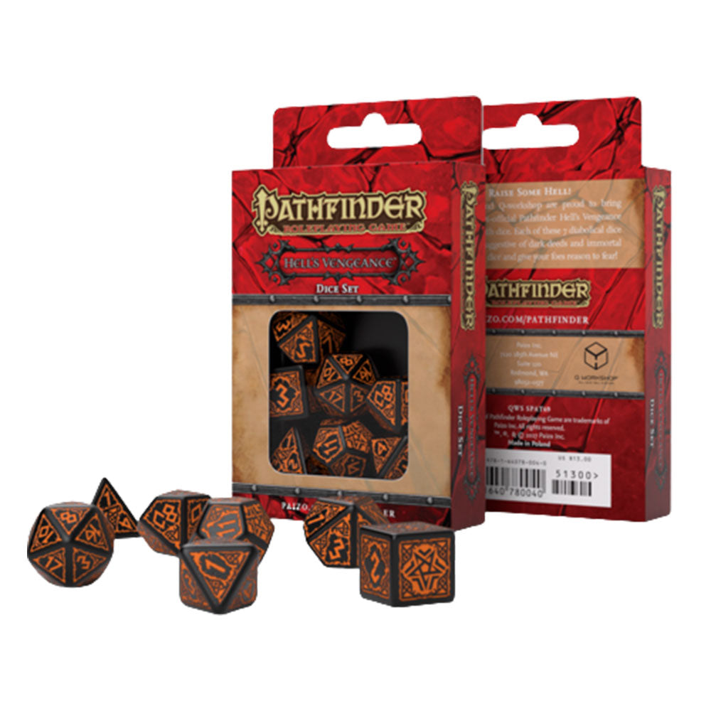 Q Workshop Pathfinder Dice (conjunto de 7)