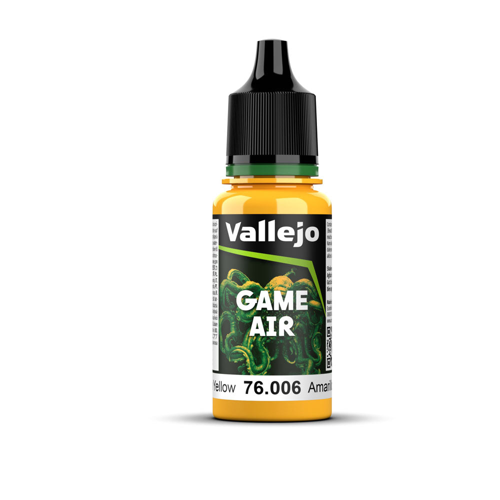 Vallejoゲームエアアクリルペイント18ml（黄色）