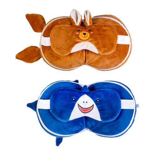 Smoosho's Pals Travel Mask and Pillow Set