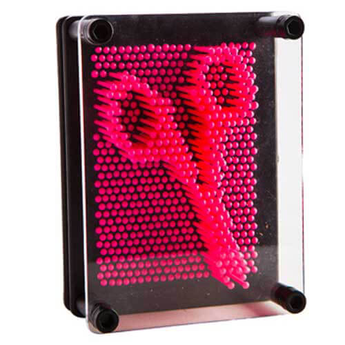 Pink Neon Pin Art