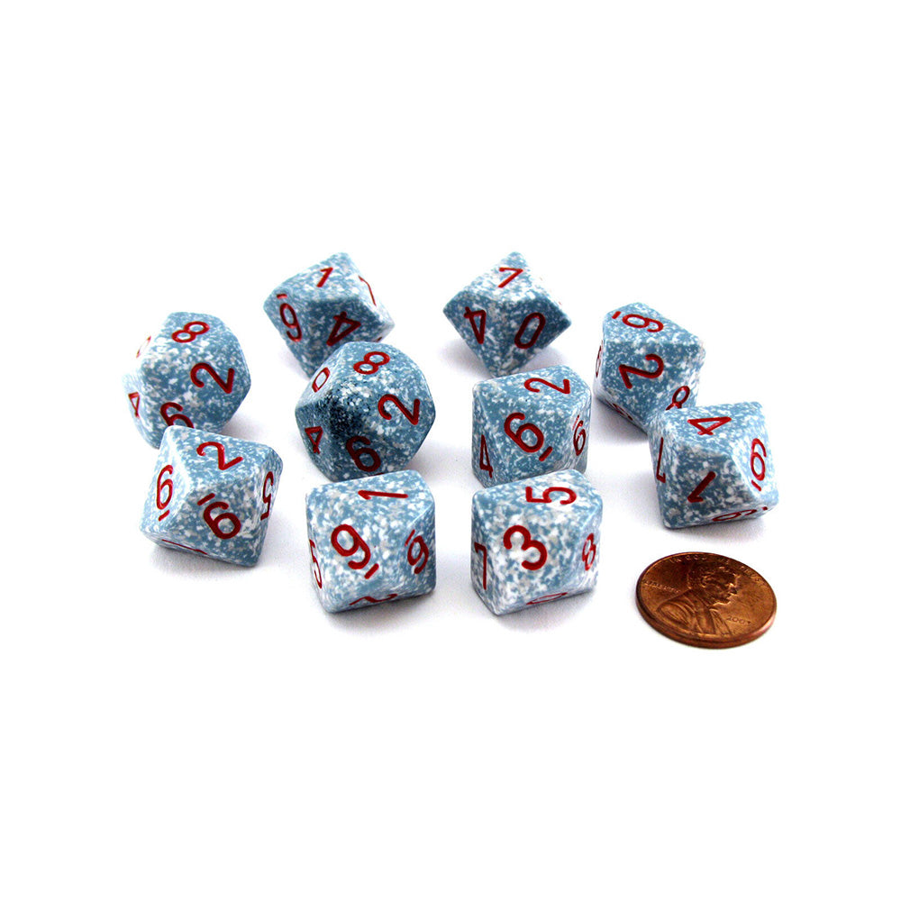 Chessex D10 Dice polyédrique (paquet de 10)