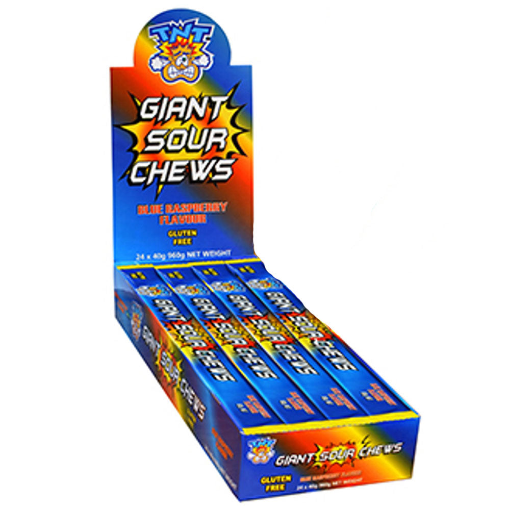 TNT Giant Sour Chew Bars (24x40 g)