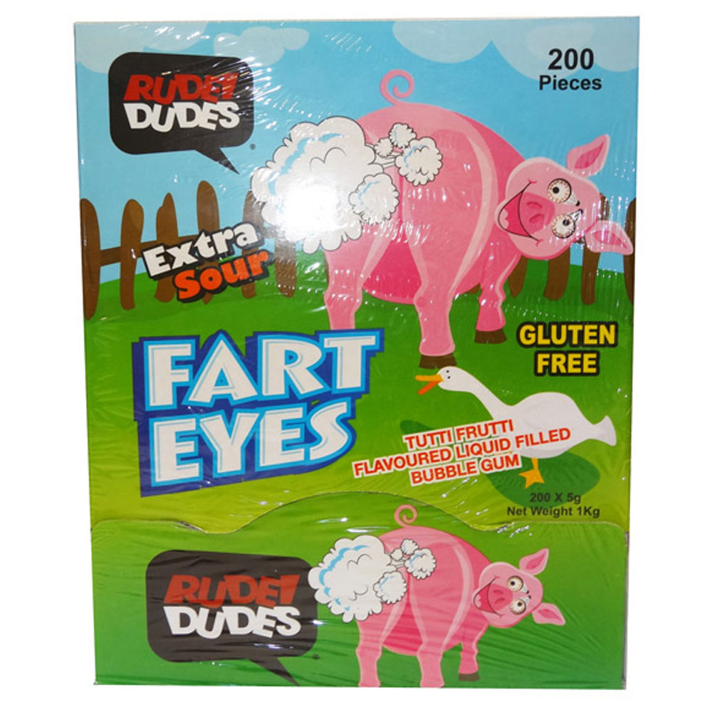 Rude Dudes Extra acido Gum 200pcs