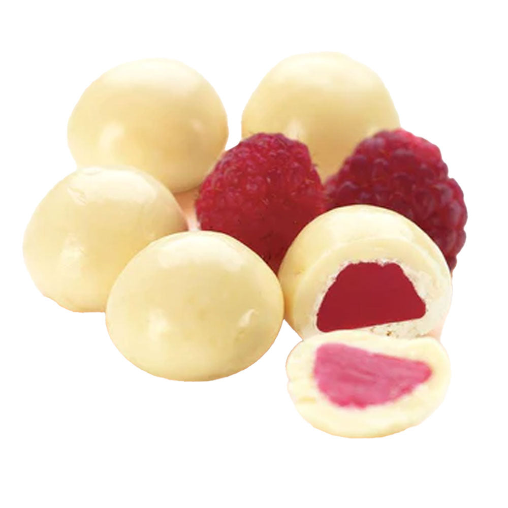 Premium White Chocolate Raspberries 1kg