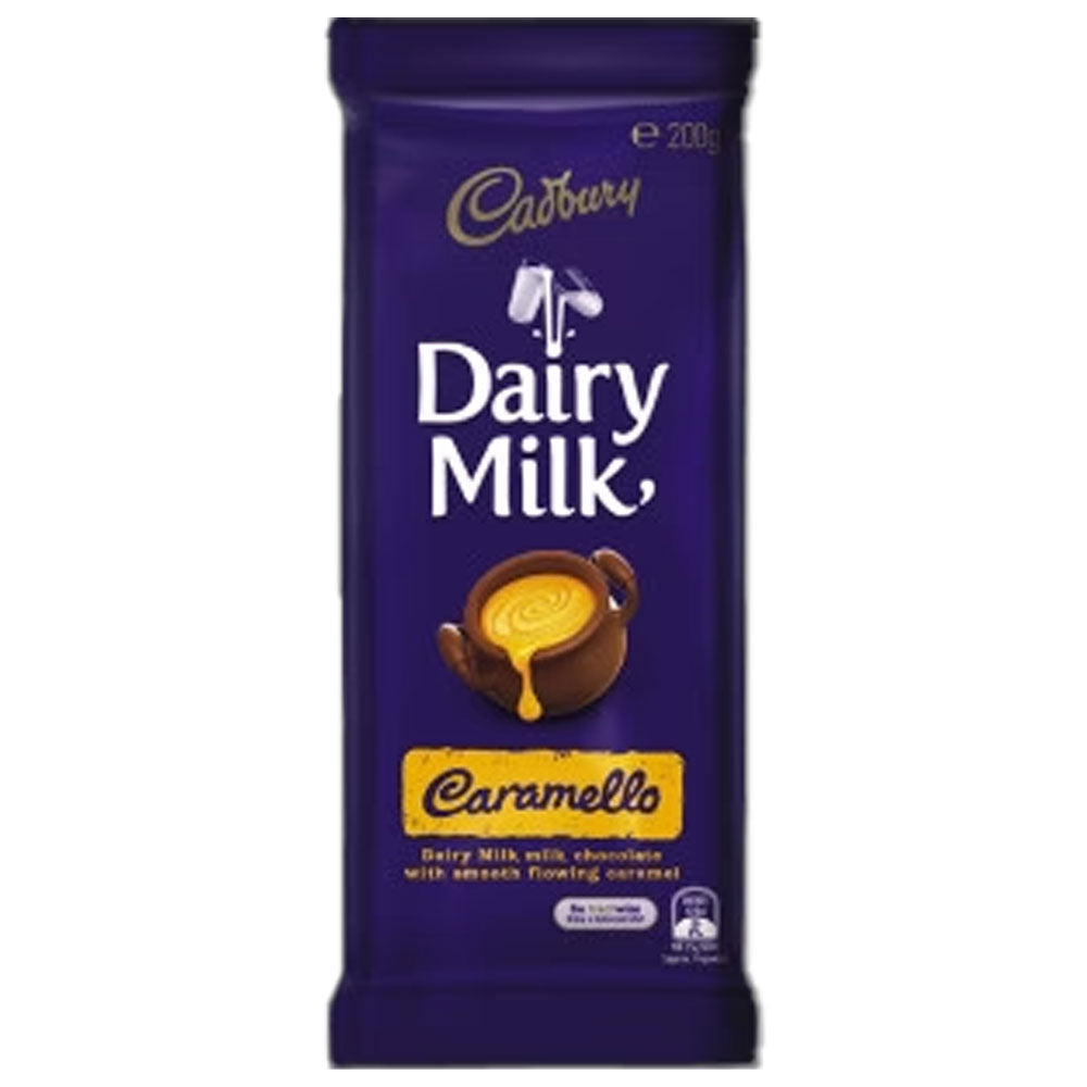 Cadbury Caramello Block Chocolate Bar 12pcs