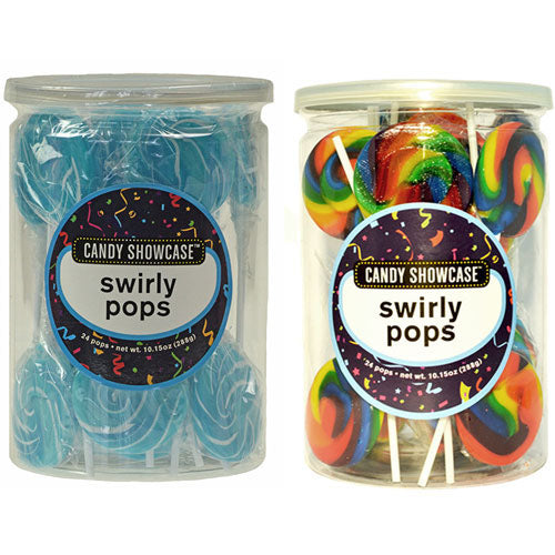 Candy Showcase Swirly Pops (24x12g)