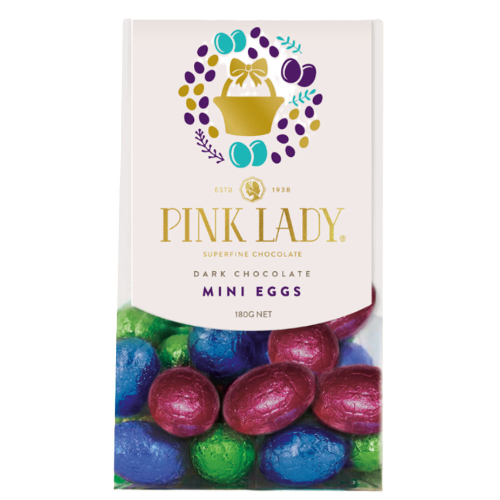 Pink Lady Mini Huevos de chocolate sólido 180G