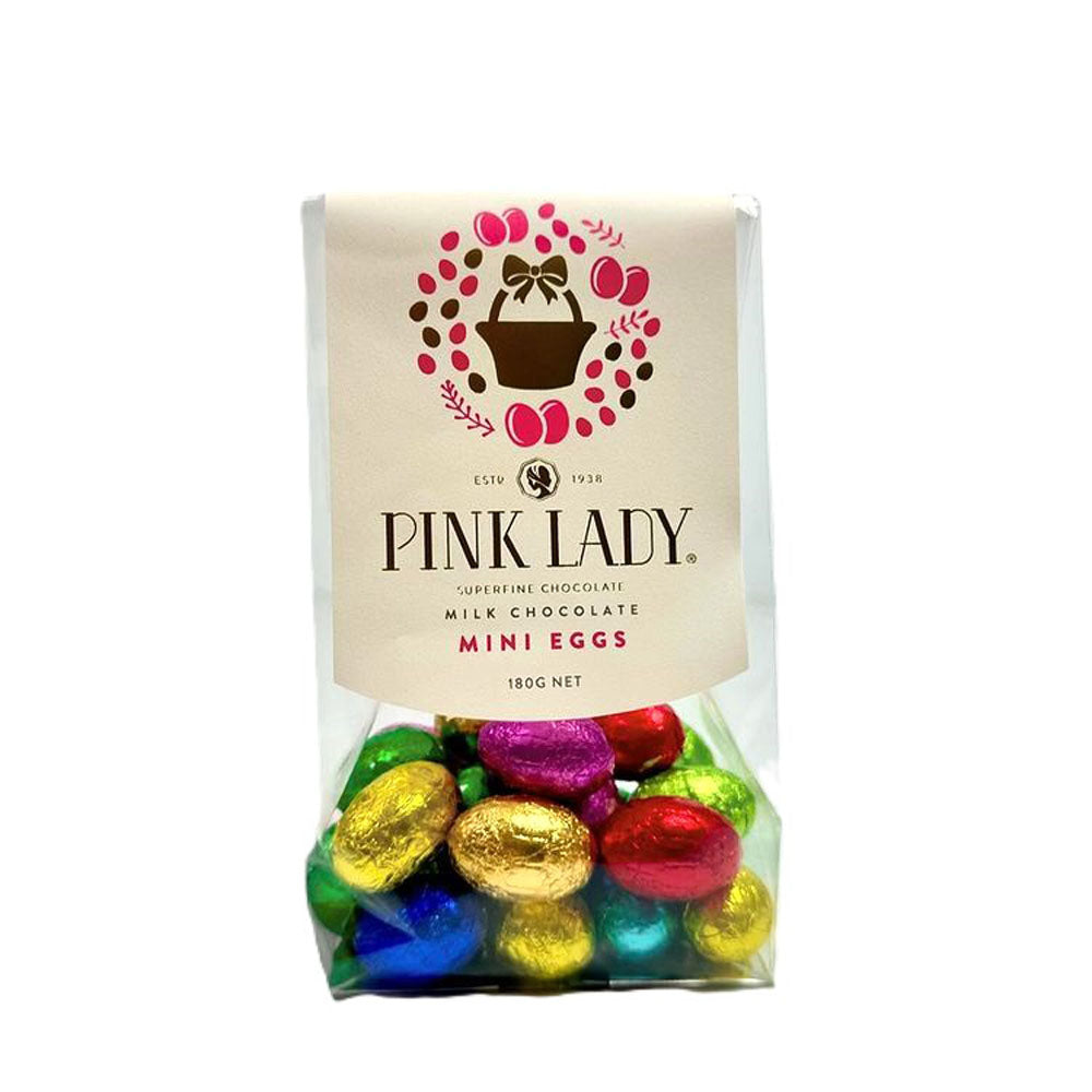 Pink Lady Mini Huevos de chocolate sólido 180G