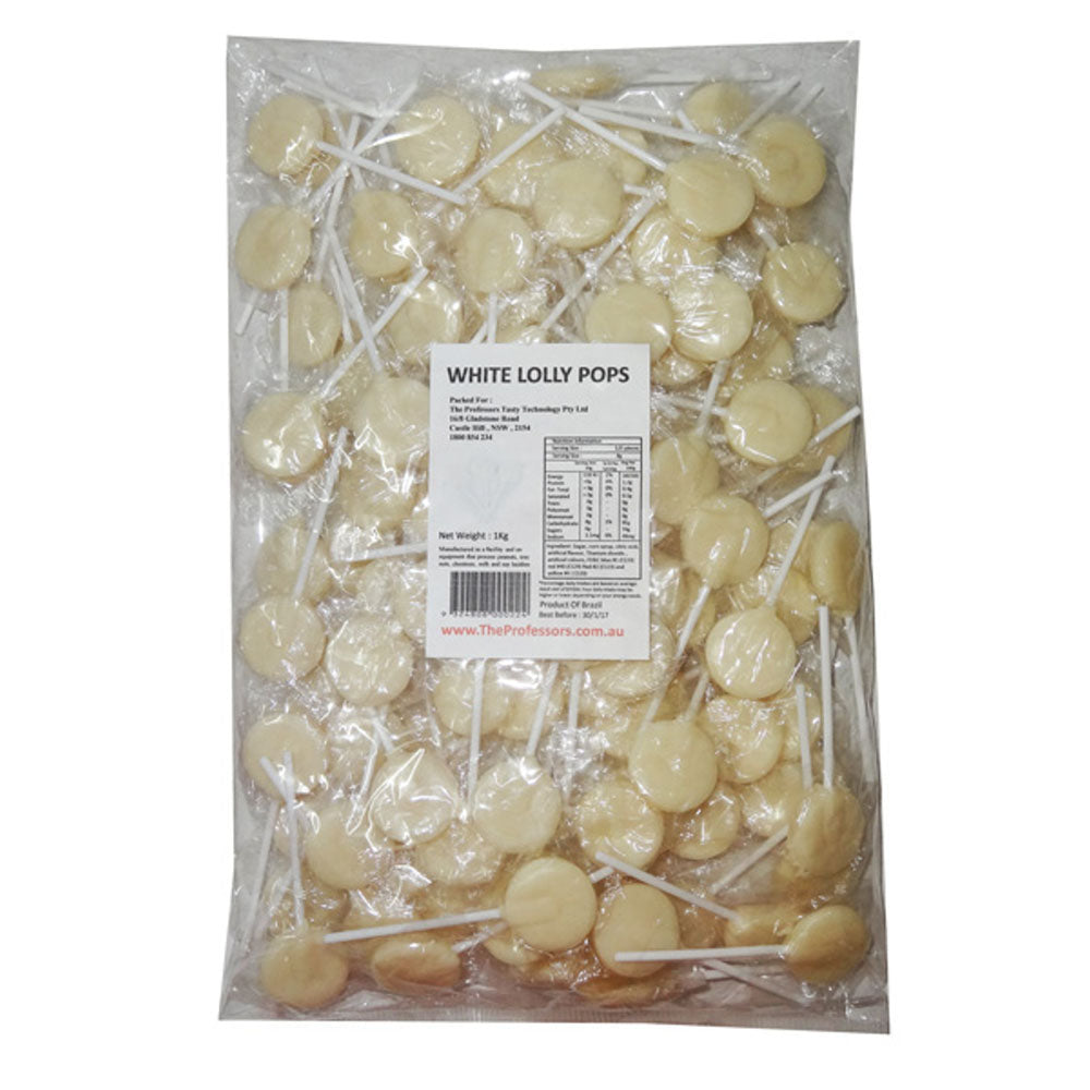 Słodkie smakołyki płaskie pops 1 kg (około 125pc)