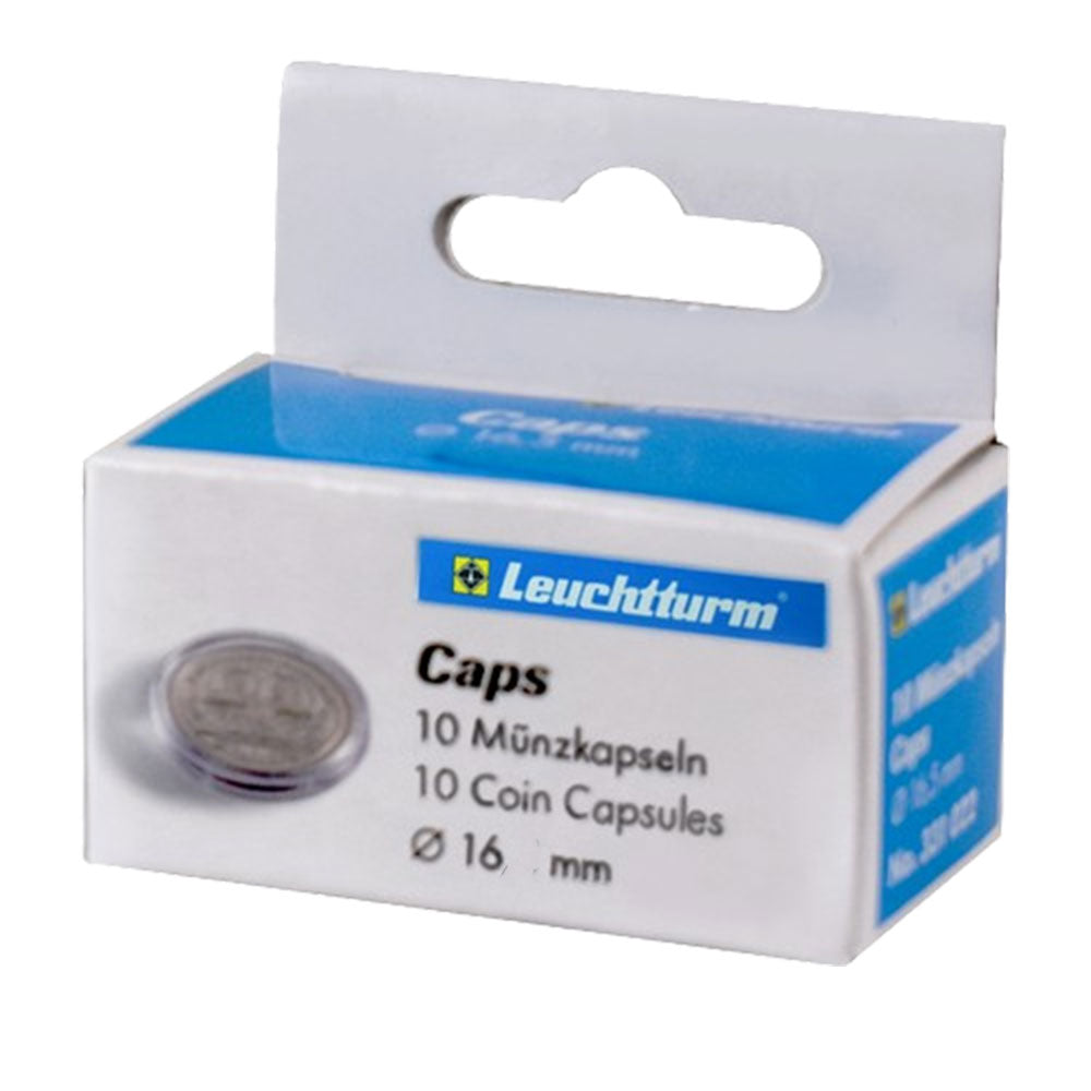 Leuchtturm Coin Capsules 10pk (fra størrelse 10-19)