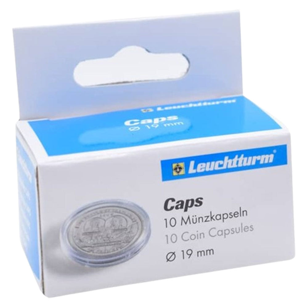 Capsule di monete Leuchtturm 10pk (dalla taglia 10-19)