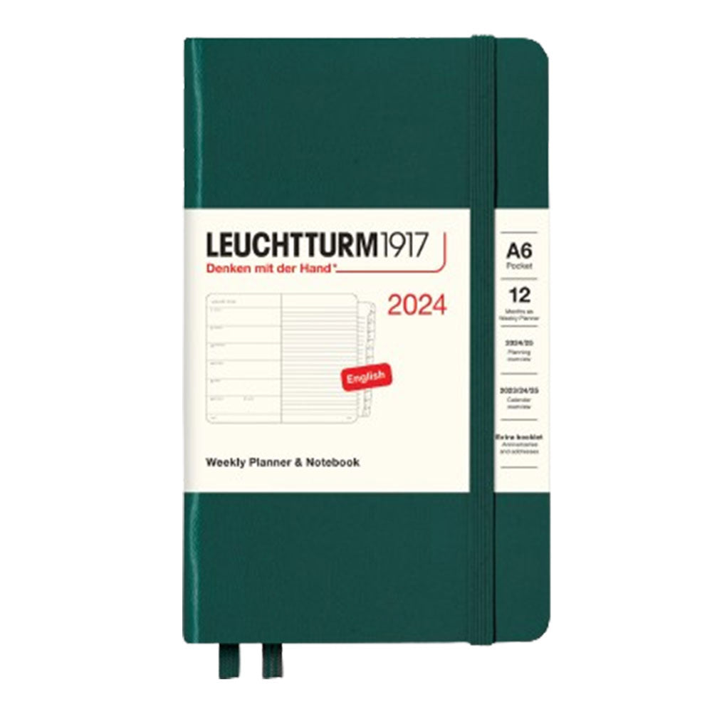 2024 A6 Uge Pocket Planner & Notebook m/ pjece