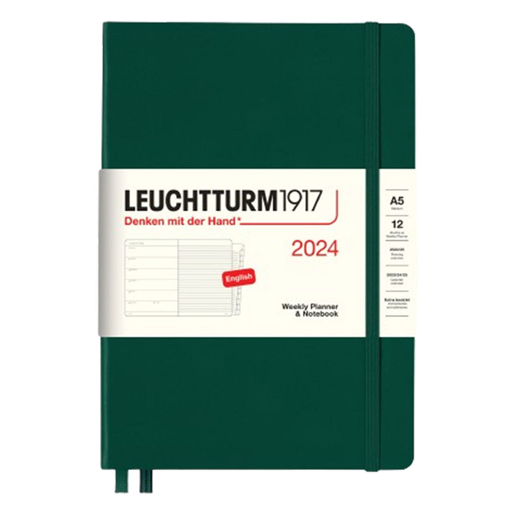 2024 A5 Week Planner & Notebook con opuscolo