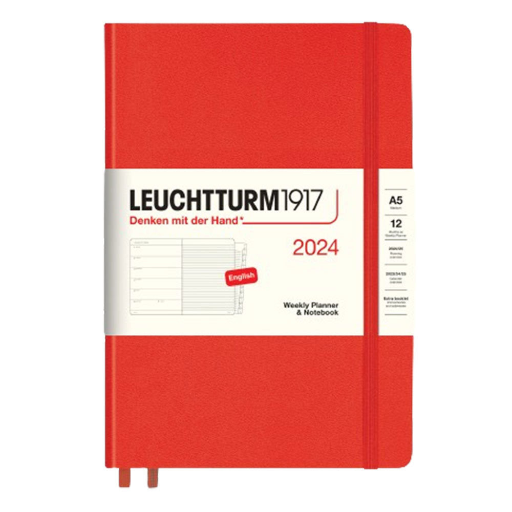 2024 A5 Week Planner & Notebook con opuscolo