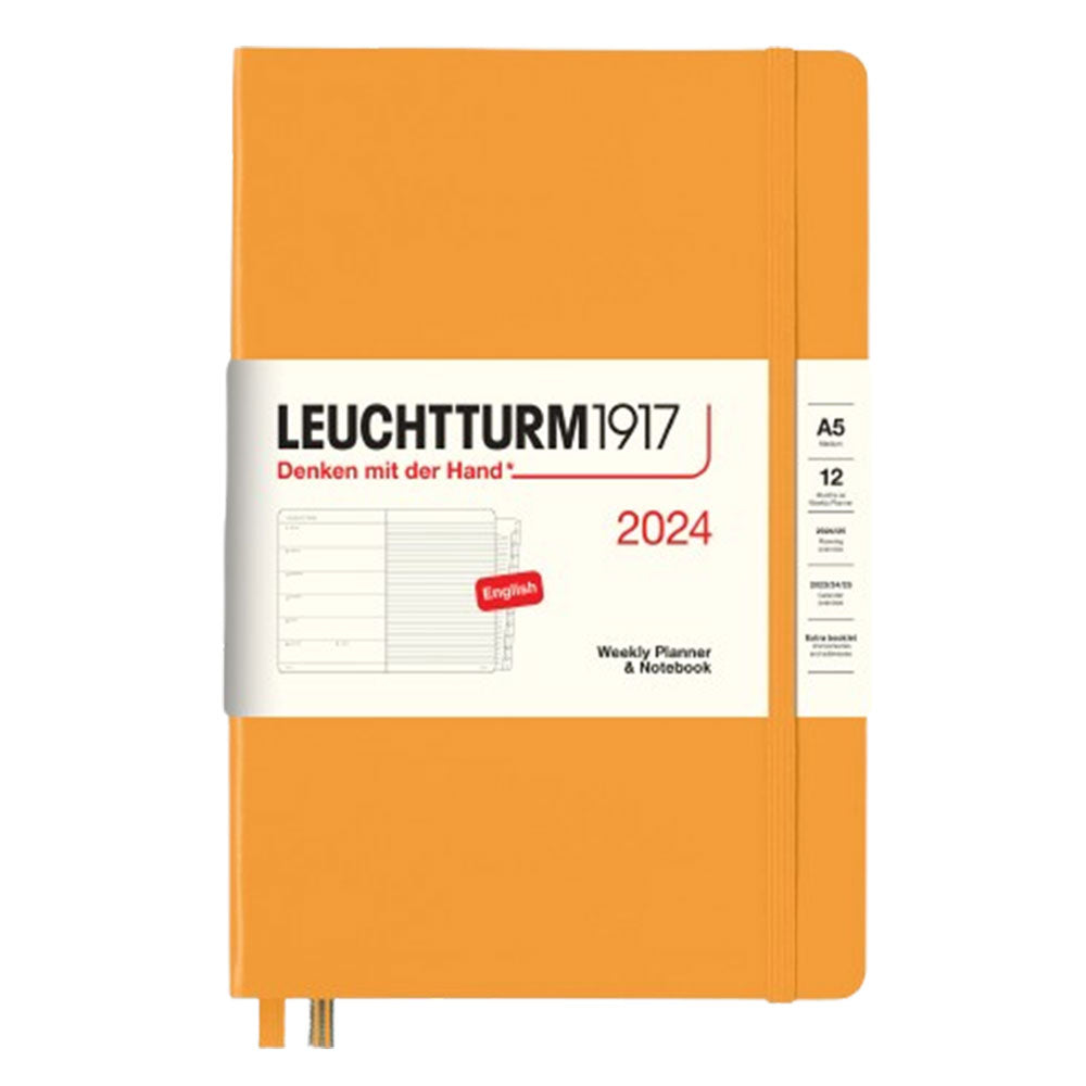 2024 A5 Week Planer & Notebook mit Broschüre