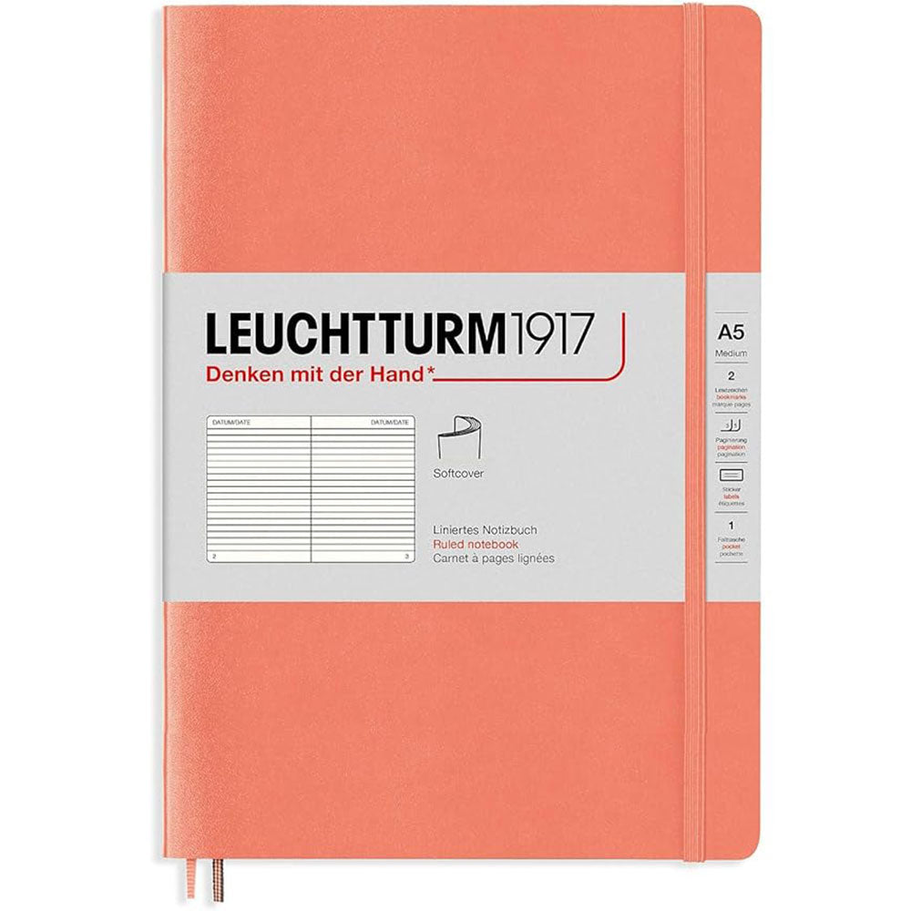 Leuchtturm Softcover Ruled Notebook A5