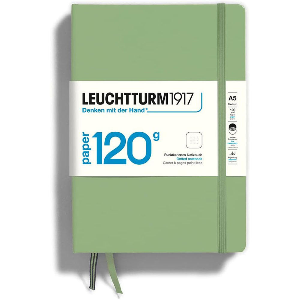 Leuchtturm 120g upplaga prickade A5 anteckningsbok