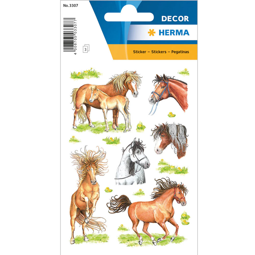 Herma Marked Horses Sticker Decor