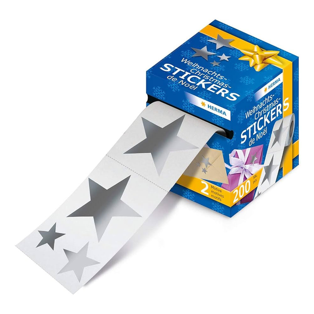 Herma Stars Silver Foil Sticker roll