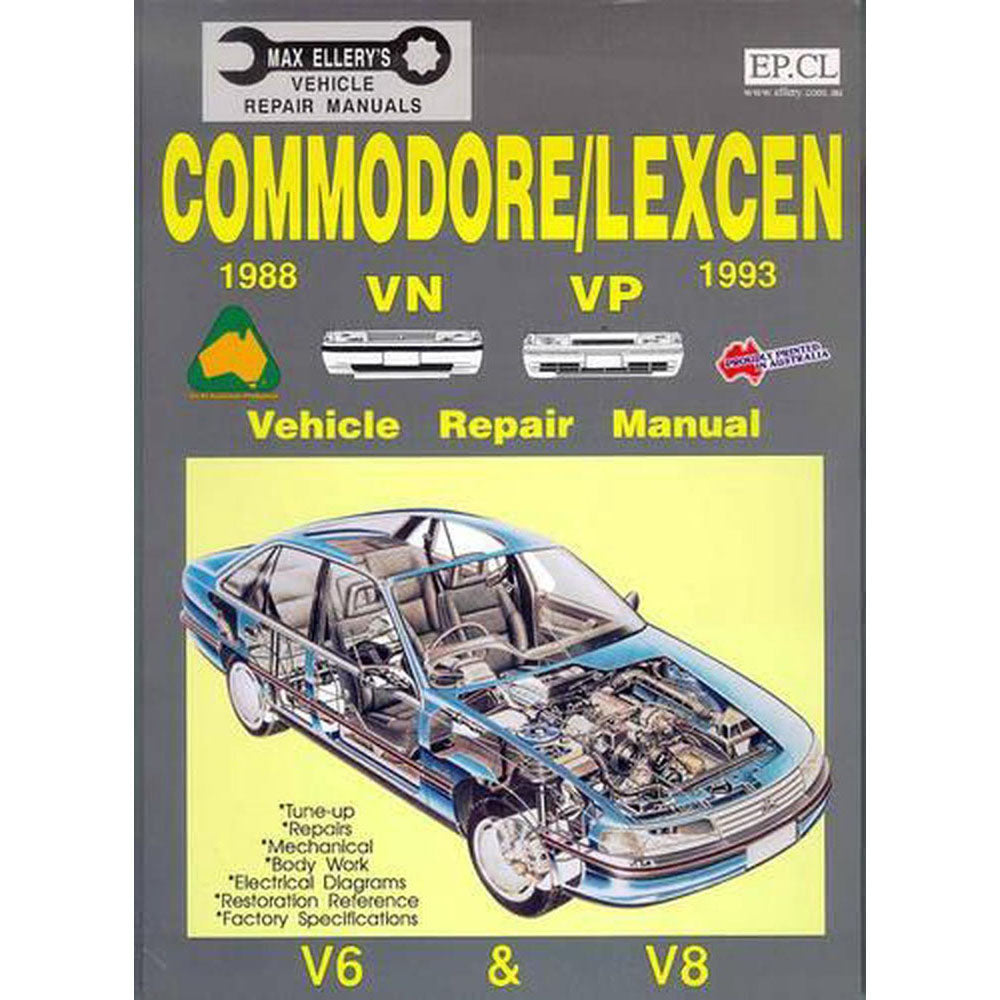 Commodore/Lexcen 1988-1993 VN VP Vehicle Repair Manual