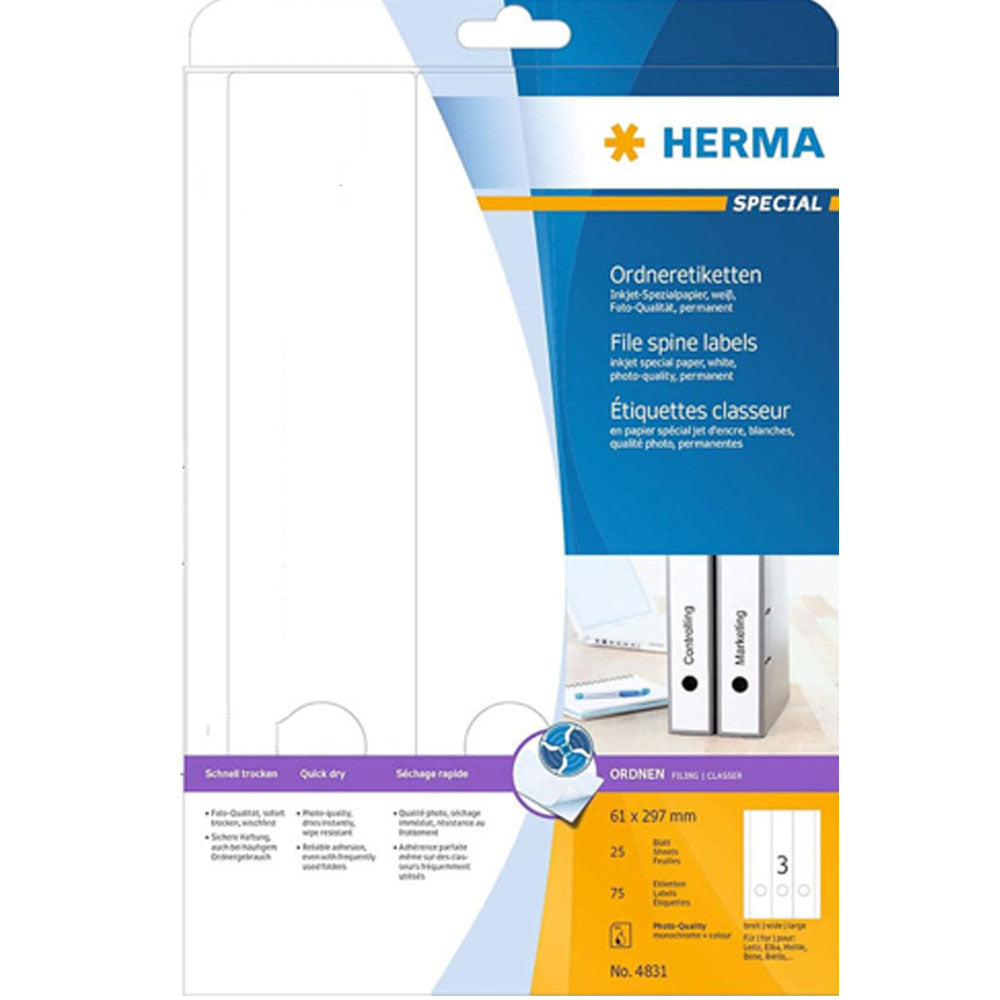 Herma Plik Inkjet Inkjet A4 25pc (biały)