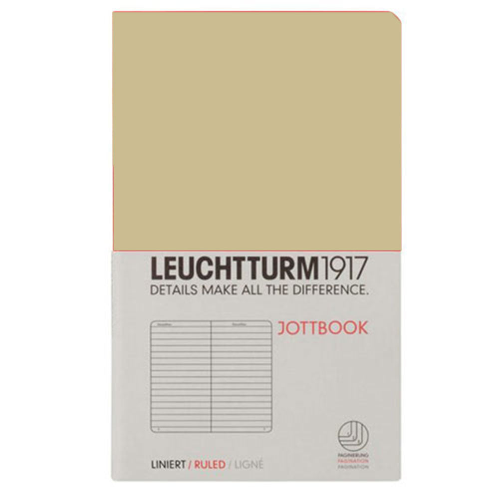 Leuchtturm Pocket JottBook fodrade 60 sidor A6