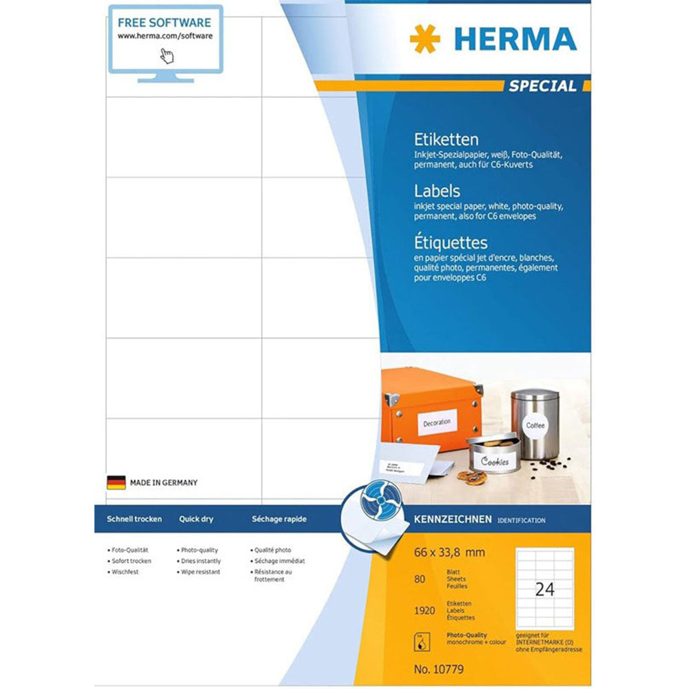 Herma inkjet mærker A4 80pc