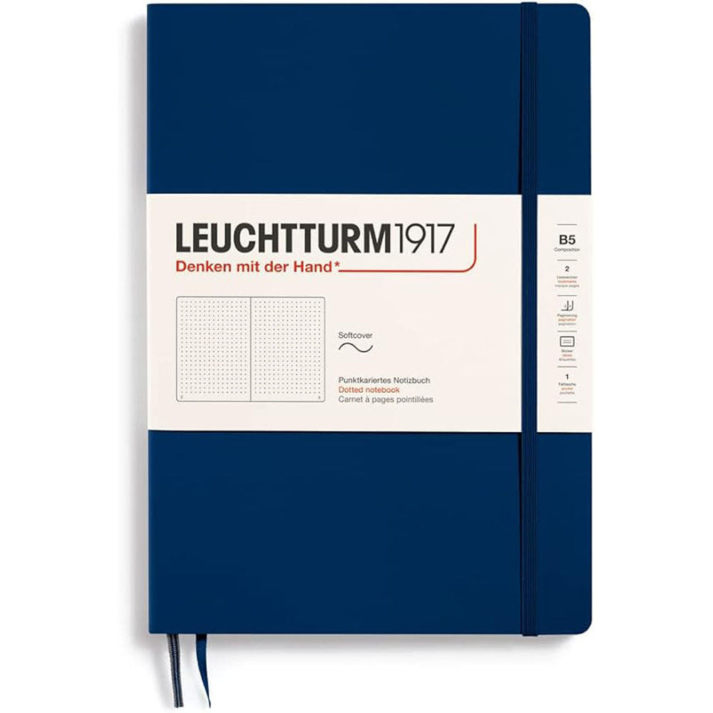 Leuchtturm SC -sammensætning prikket notebook B5