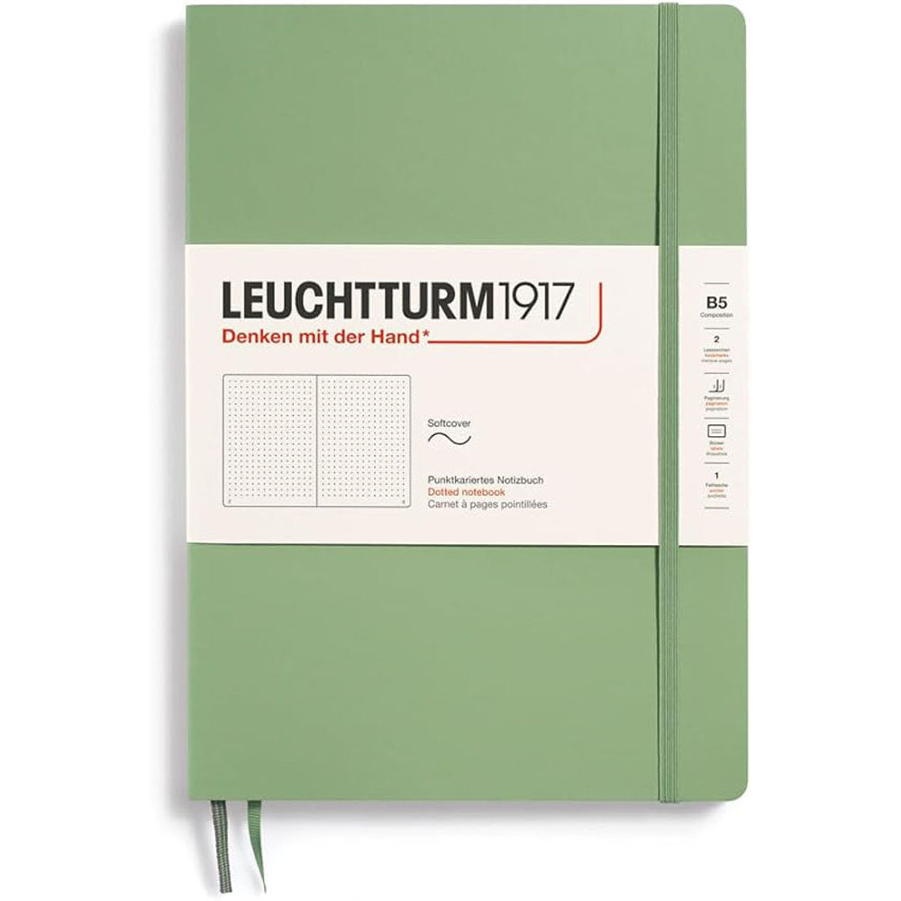 Leuchtturm SC -komposition prickade anteckningsbok B5