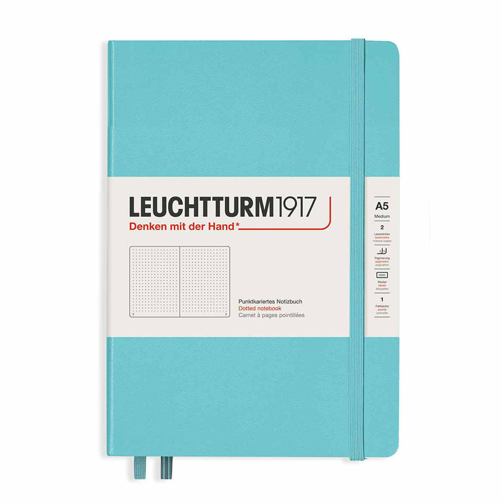 Leuchtturmハードカバー点線ノートブックA5（青）