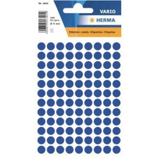 Herma Multi-Purpose Round Sticker Labels (Blue)