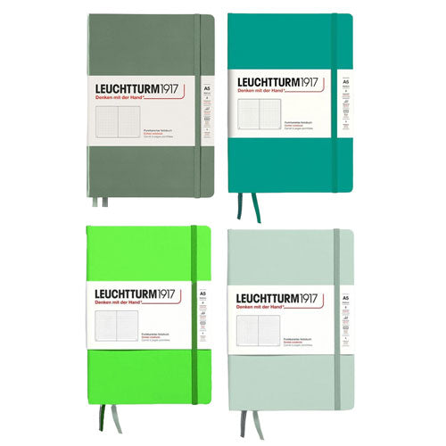 Leuchtturm Hardcover Dotted Notebook A5 (Green)