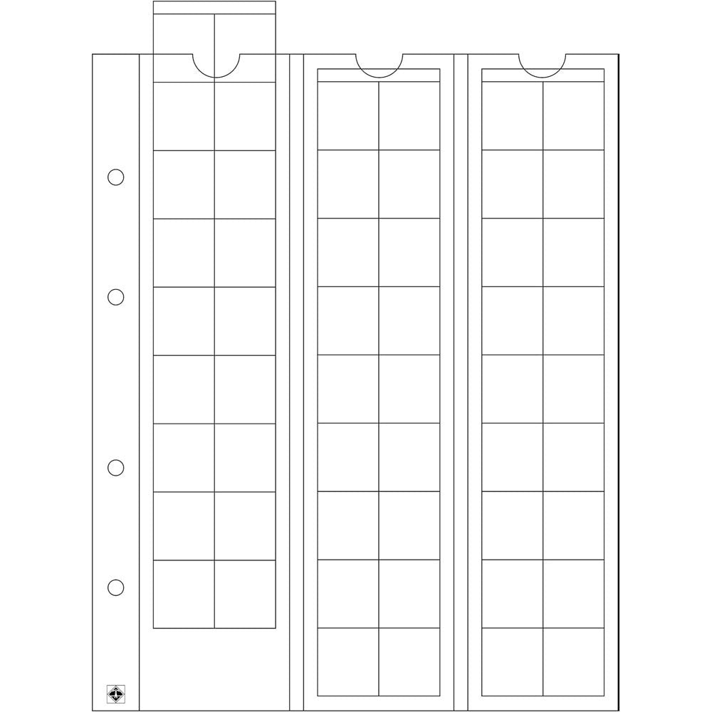 Leuchtturm Optima Coin Sheets 5pk (klar)