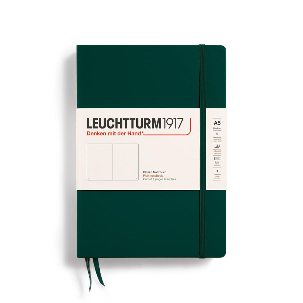 Leuchtturm Hardcover Plain Notebook A5（緑）