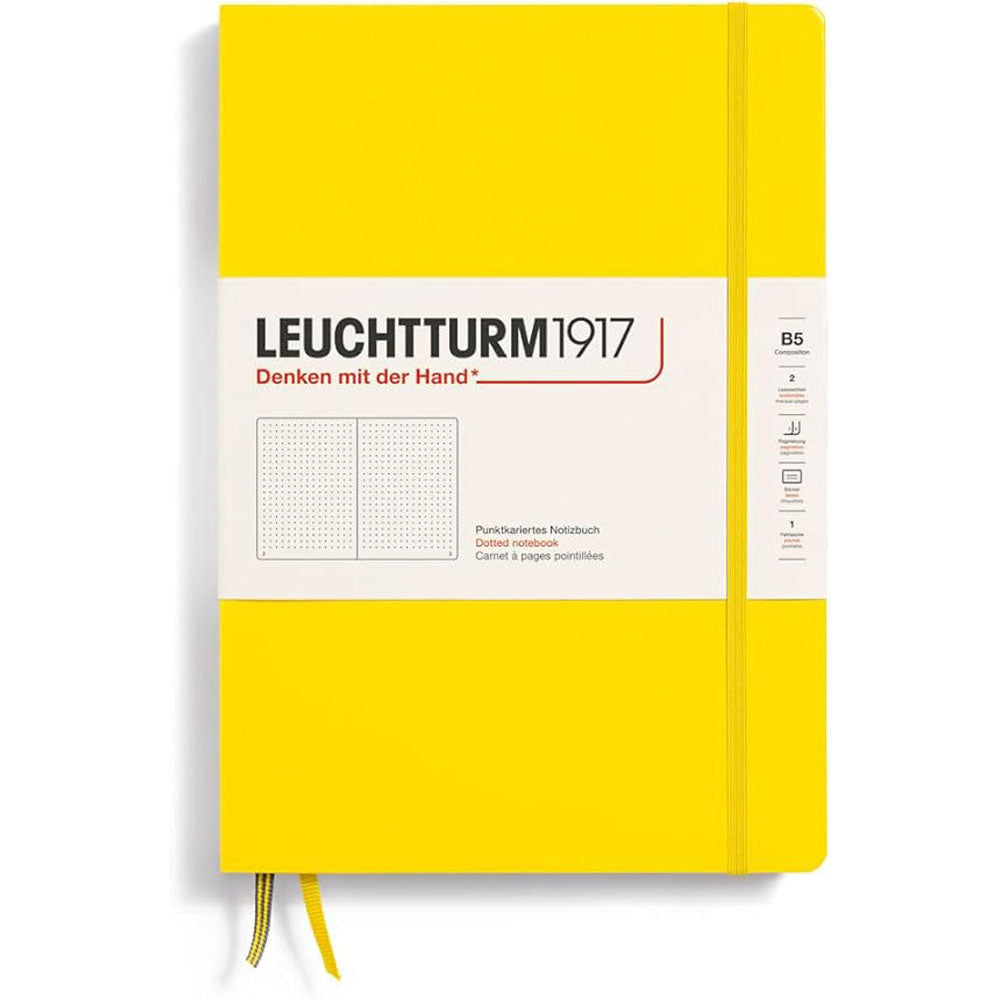 Leuchtturm HC -sammensætning prikket notebook B5