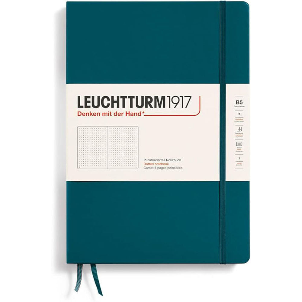 Leuchtturm HC -sammensætning prikket notebook B5