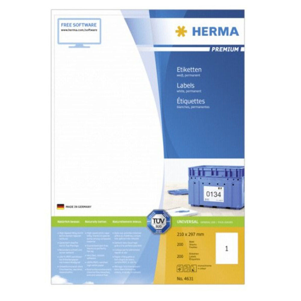 Herma Premium Etyels A4 210 mm 200pc