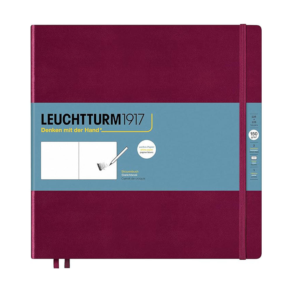 Leuchtturm Hardcover Square Plain Sketchbook 225mm