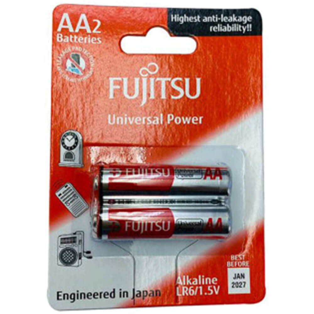 Fujitsu Alkaline Blister Universal Power (Pack of 2)