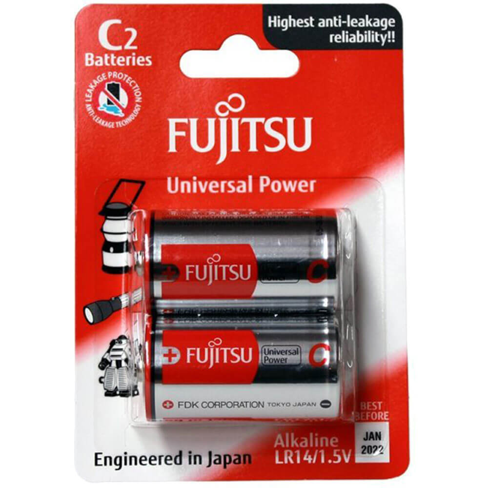 Fujitsu Alkaline Blister Universal Power (Pack of 2)