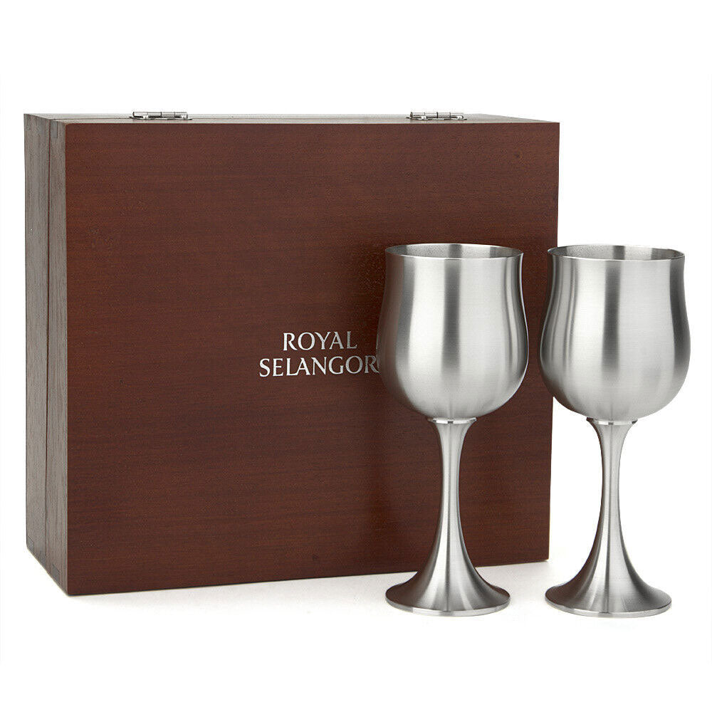 Royal Selangor Wine Goblet med gaveæske (sæt af 2)