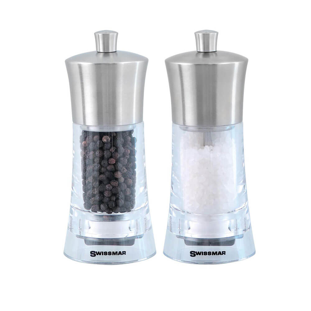 Swissmar Torre Salt Salt and Pepper Mill Conjunto de 15 cm