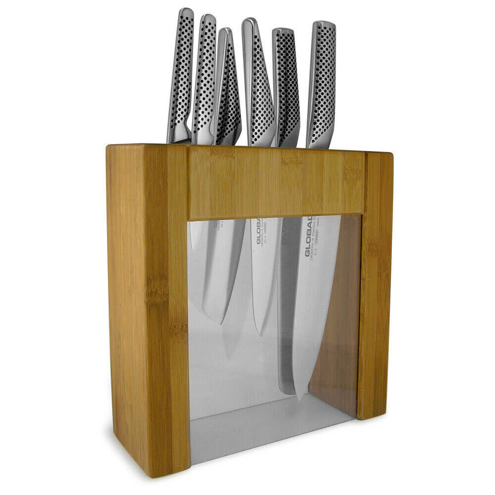 Global Knives IKASU Knife Block Set