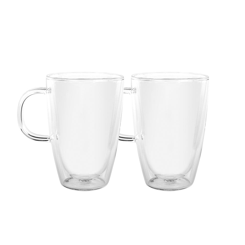 Avanti Caffee Manico Double Wall Glass (conjunto de 2)